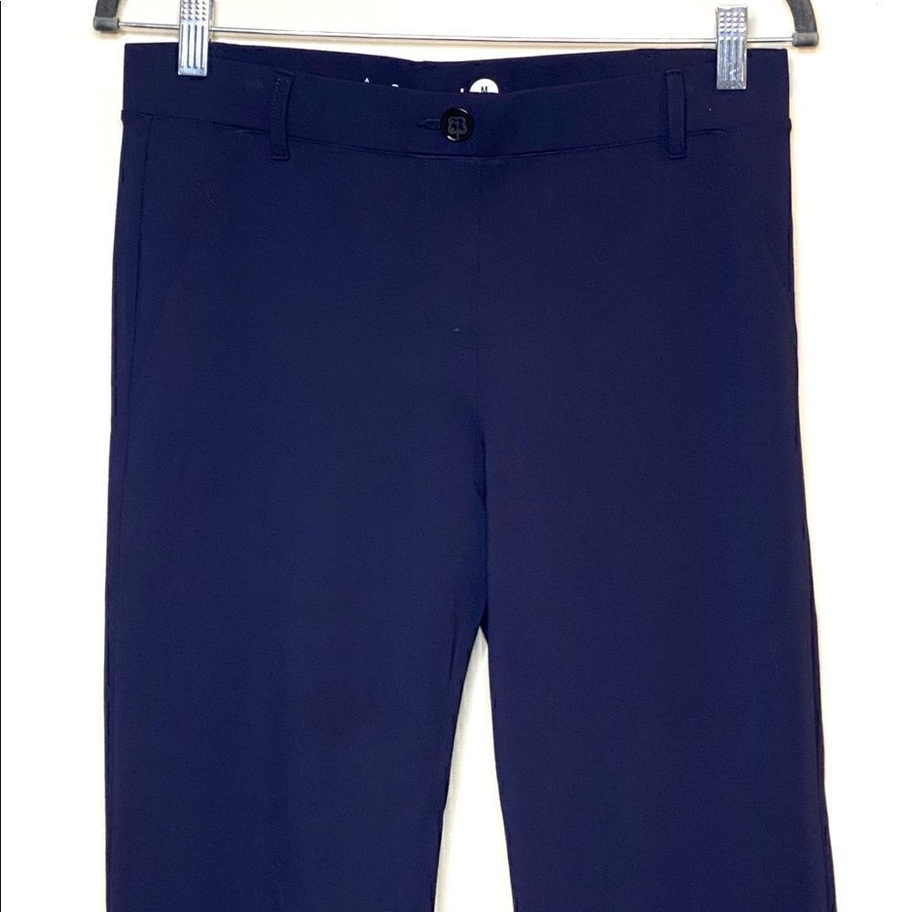 Betabrand Navy Blue Bootcutyoga Dress Pants Sizemp — image 3 of 8